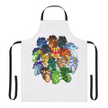 Colorful apron featuring the iconic dragons from the Wings of Fire book series