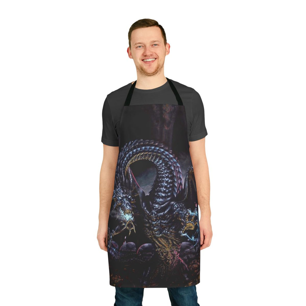 Apron featuring a powerful fantasy dragon design