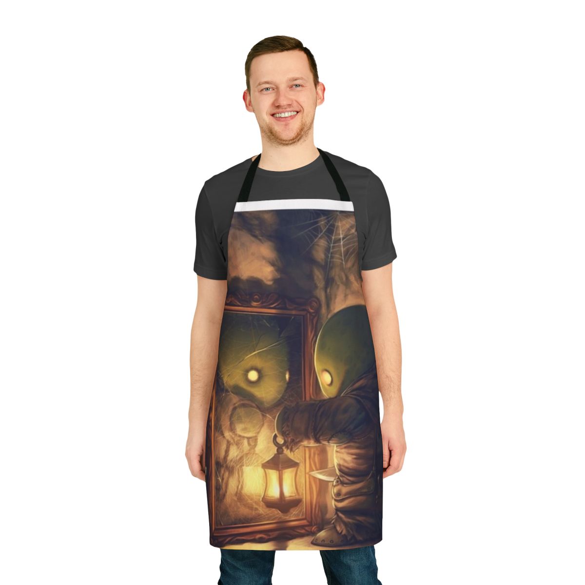 Tomberi-inspired apron with Final Fantasy-themed design