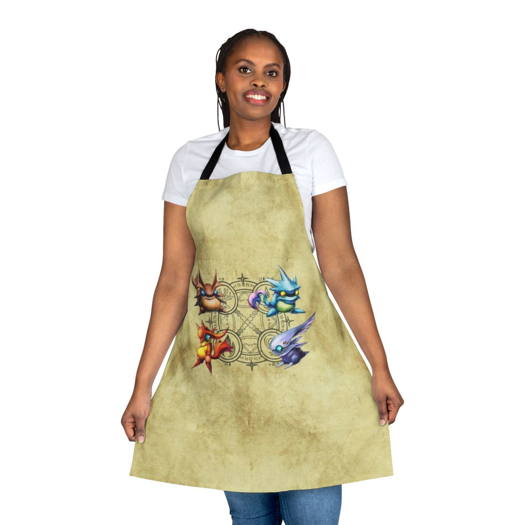 Golden Djinn Apron inspired by the video game Golden Sun