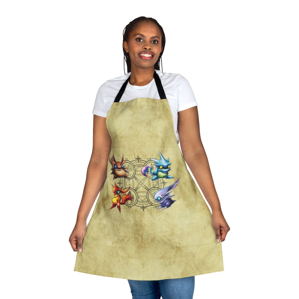 Golden Djinn Apron inspired by the video game Golden Sun