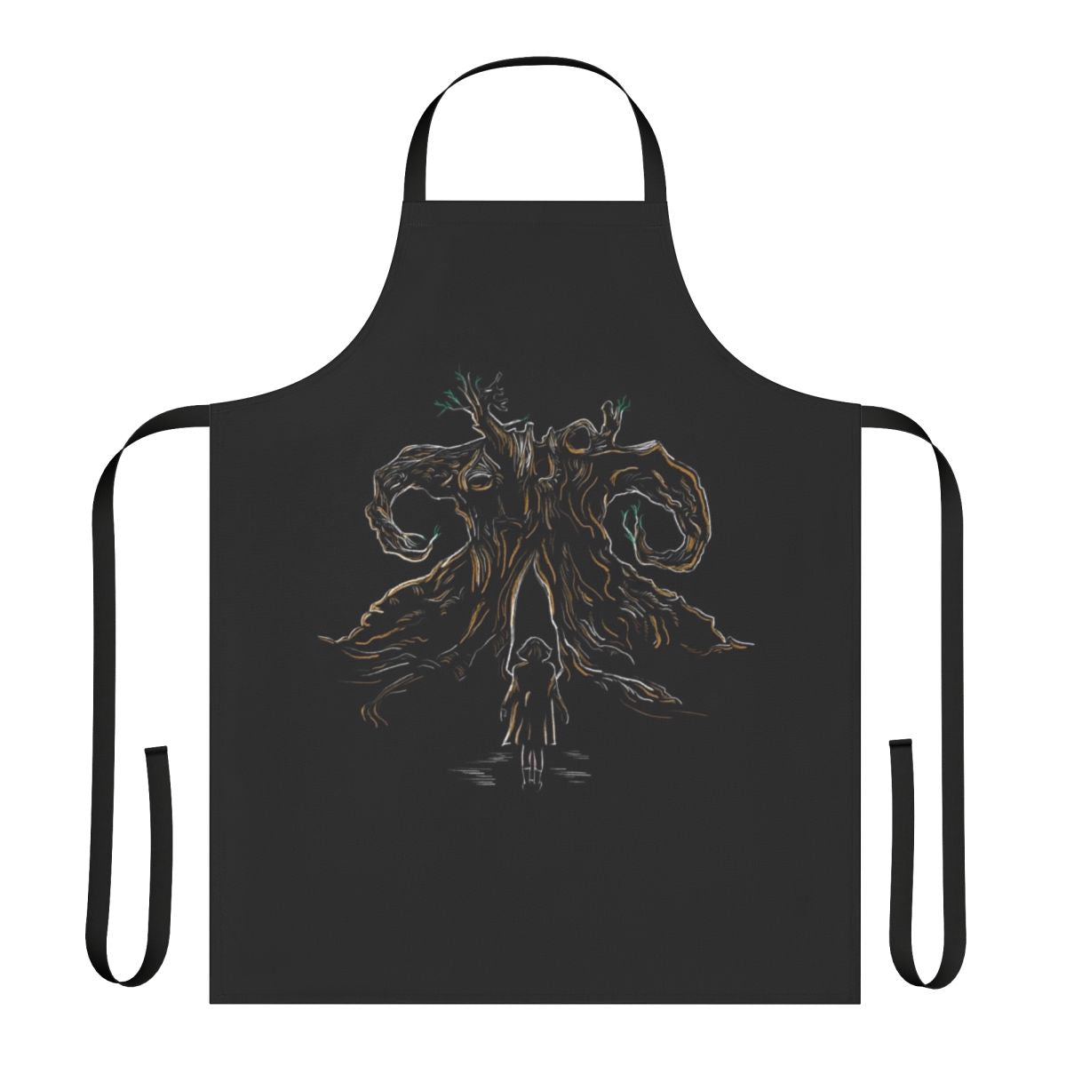 Apron featuring a whimsical, gothic labyrinth design inspired by the beloved fantasy thriller film.