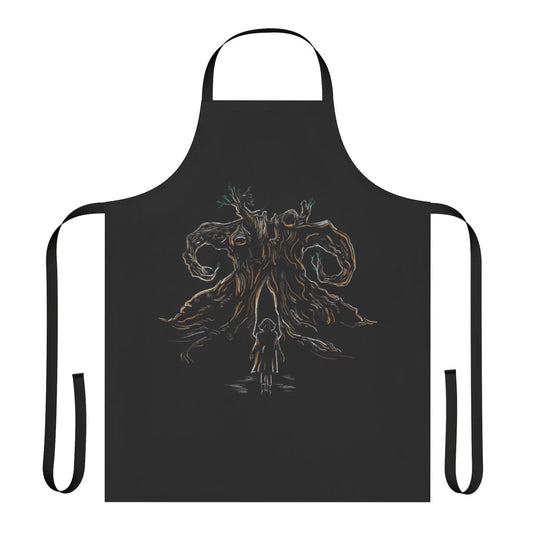 Apron featuring a whimsical, gothic labyrinth design inspired by the beloved fantasy thriller film.