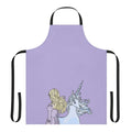 Whimsical apron featuring the beloved character Lady Amalthea from the classic fantasy film The Last Unicorn