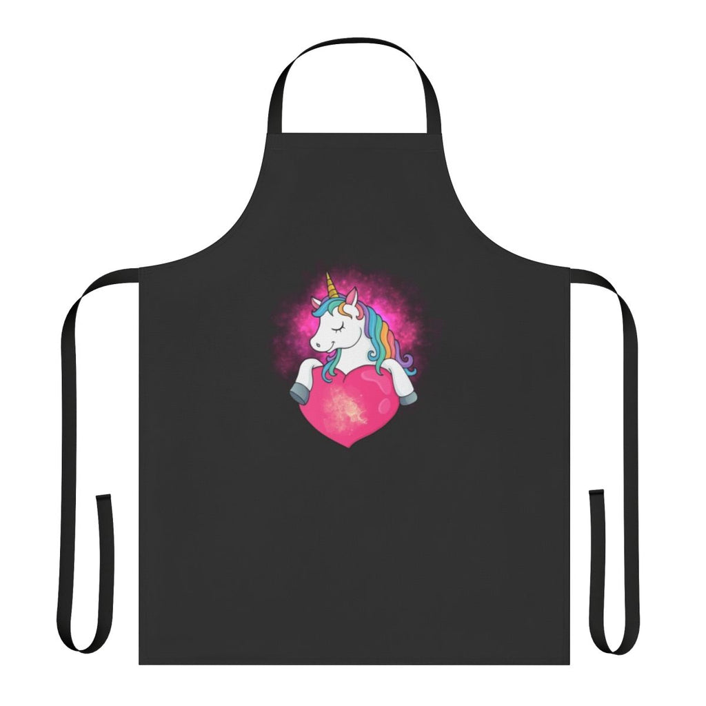 Apron featuring a stunning design with legendary animals, fantasy creatures like dragons and unicorns, and other mystical elements.