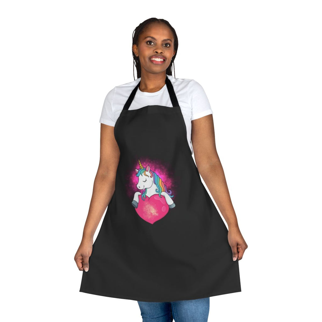Apron featuring a stunning design with legendary animals, fantasy creatures like dragons and unicorns, and other mystical elements.