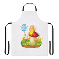 Apron featuring a design with legendary animals, mystic dragons, and other fantasy creatures