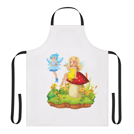 Apron featuring a design with legendary animals, mystic dragons, and other fantasy creatures