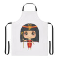 Apron featuring a design of legendary animals including a dragon, unicorn, and falcon.