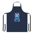 Whimsical apron featuring a detailed, vibrant depiction of a legendary mythical creature in a forest setting.