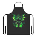 Maleficent-inspired apron featuring a dragon and magical elements