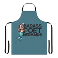 Apron featuring whimsical mermaid design for poetry lovers