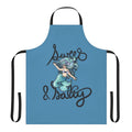 Whimsical mermaid-inspired apron featuring a sweet and salty design