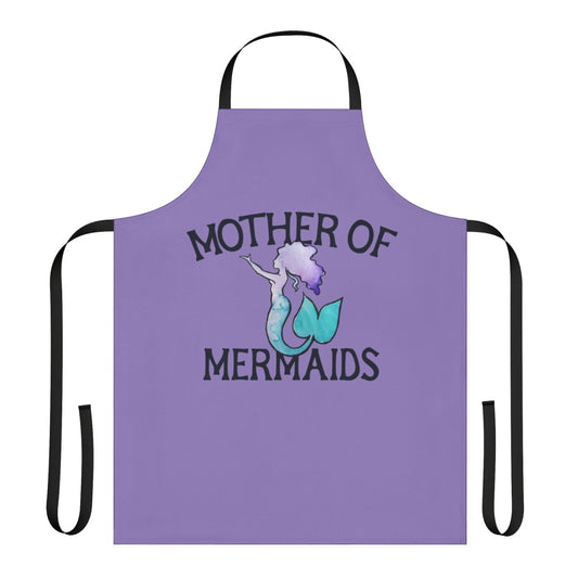 Vibrant mermaid-inspired apron with detailed artwork