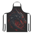 Apron featuring a vibrant dragon design, perfect for fantasy enthusiasts and RPG players.