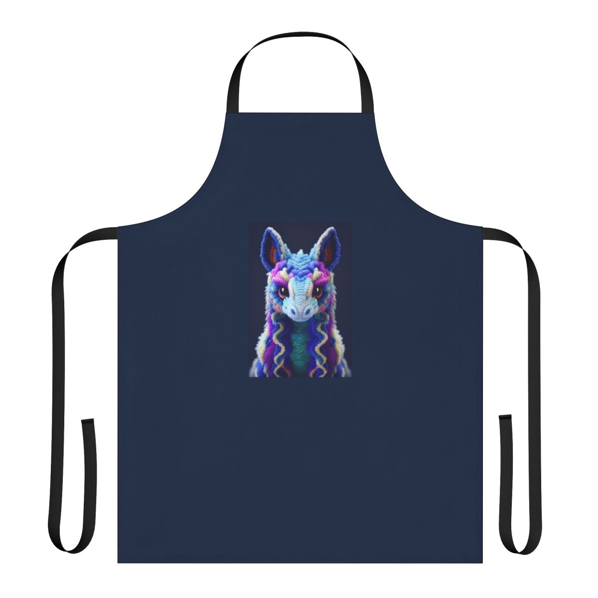 Vibrant fantasy art apron featuring a mystical, legendary creature in a dreamlike, folklore-inspired design.