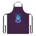 Apron featuring a vibrant, intricate design of a legendary mythical creature in an enchanting forest setting.