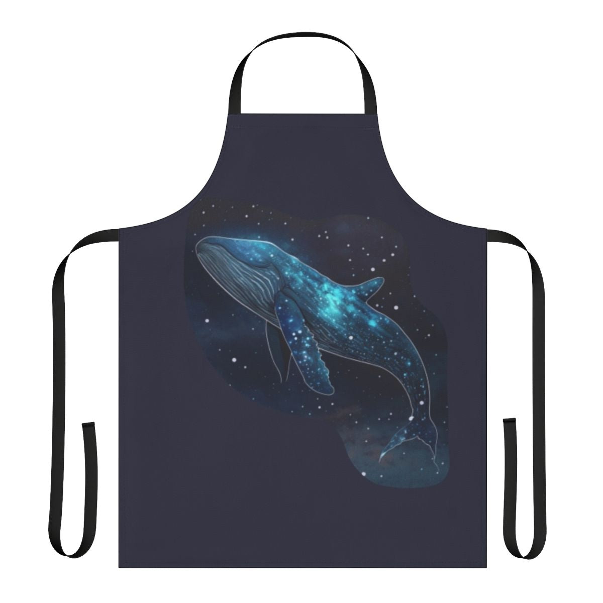 Apron featuring whimsical designs of mythical sea creatures
