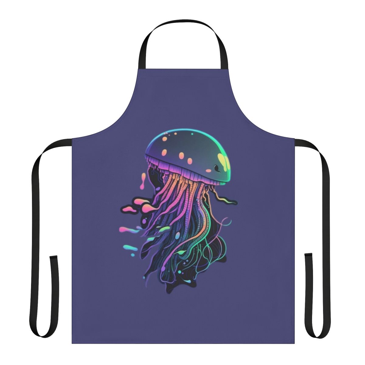 Mythical sea creatures design on a decorative apron