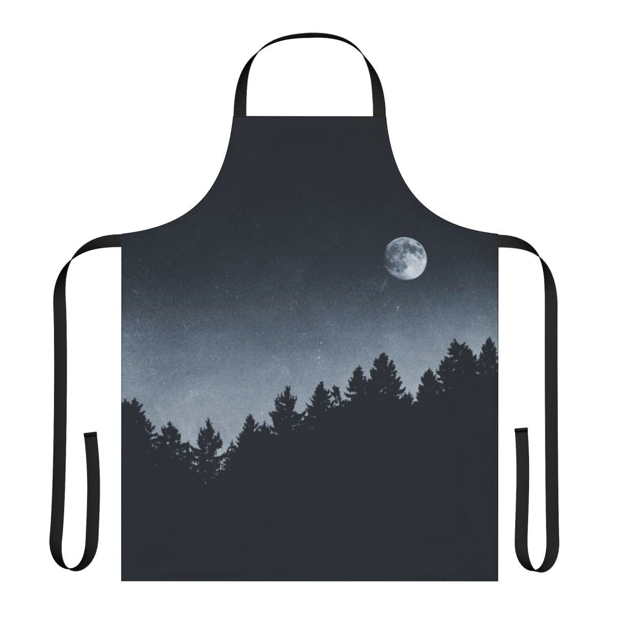 A beautiful apron featuring a mystical landscape under the night sky, perfect for the nature-loving adventurer.