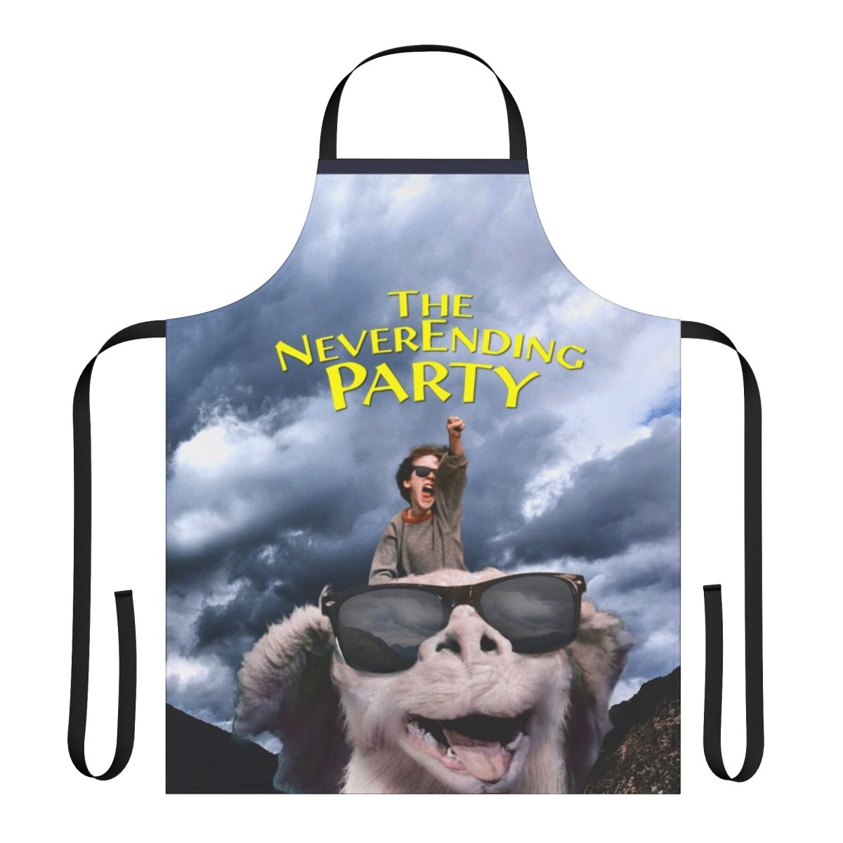 Apron featuring the magical Falcor dragon from the Neverending Story fantasy film