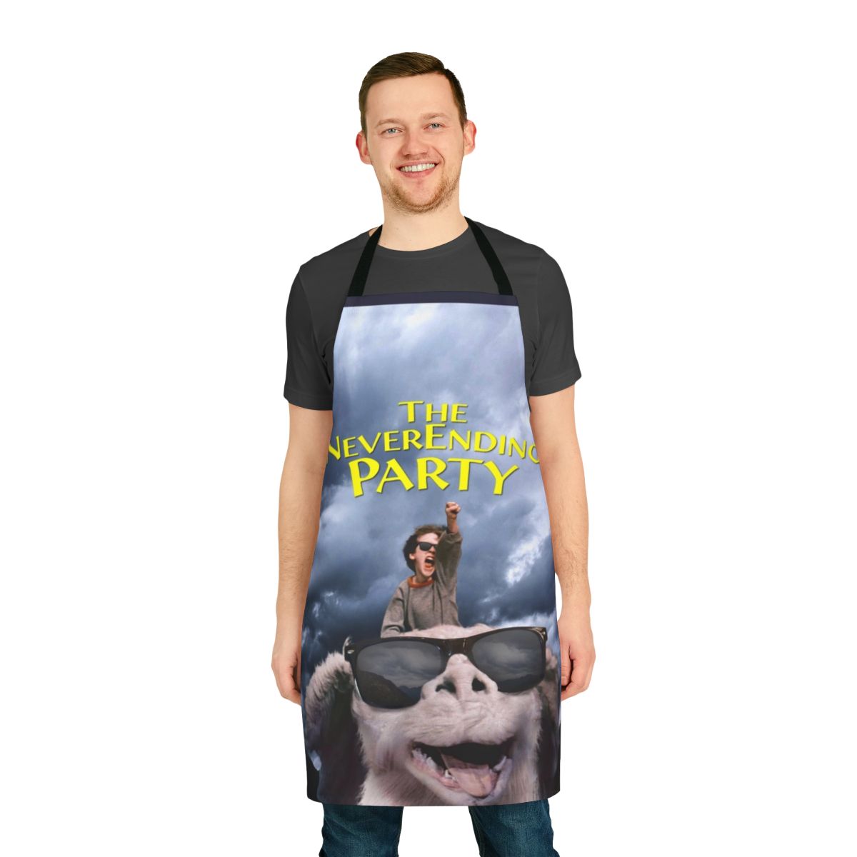 Apron featuring the magical Falcor dragon from the Neverending Story fantasy film