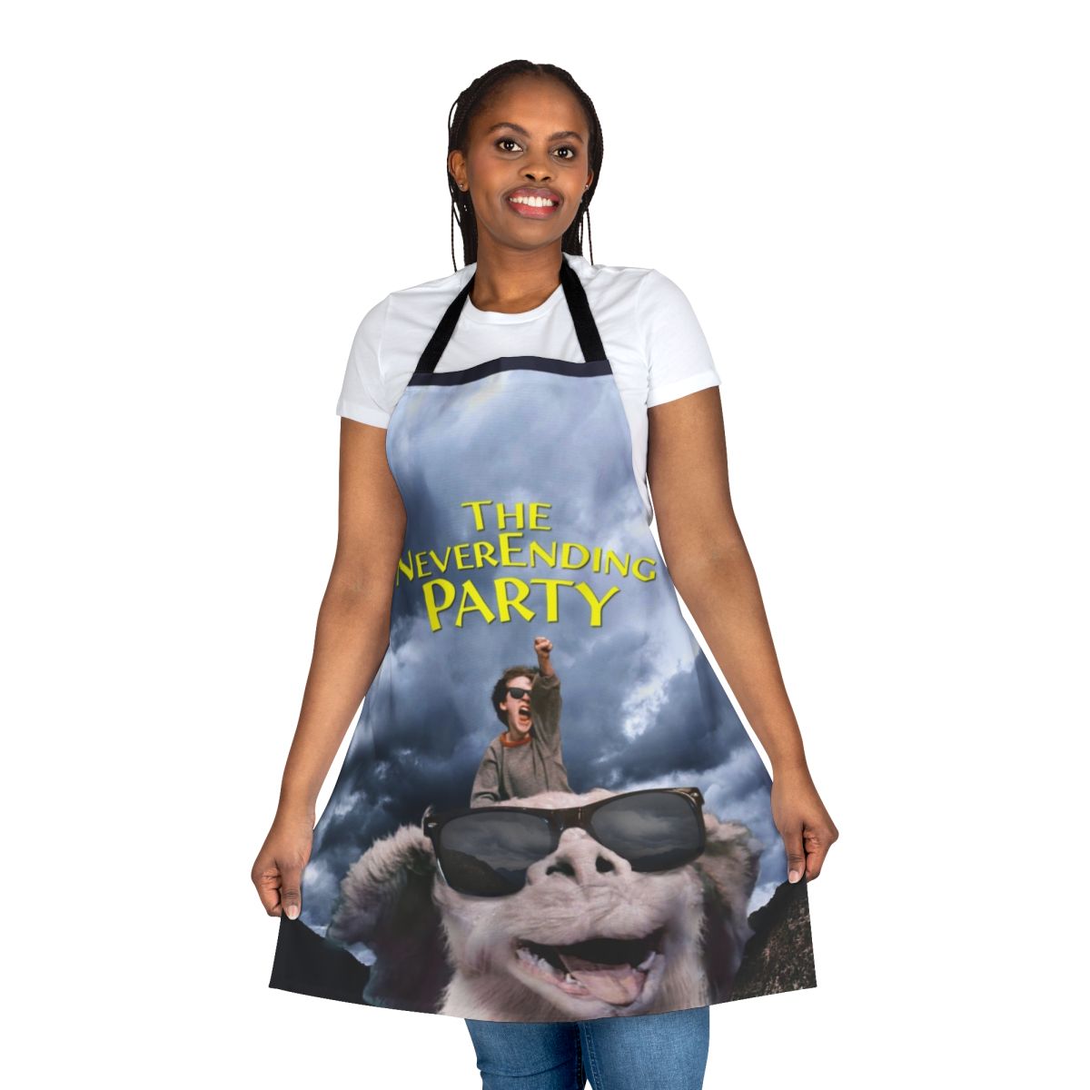 Apron featuring the magical Falcor dragon from the Neverending Story fantasy film
