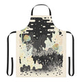 Whimsical pastel-colored apron featuring crystals and a dreamscape design for a magical kitchen experience.