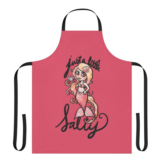 Enchanting salty mermaid apron featuring a beautiful mermaid design