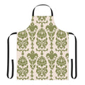 Apron featuring a classic curtain pattern inspired by the musical The Sound of Music