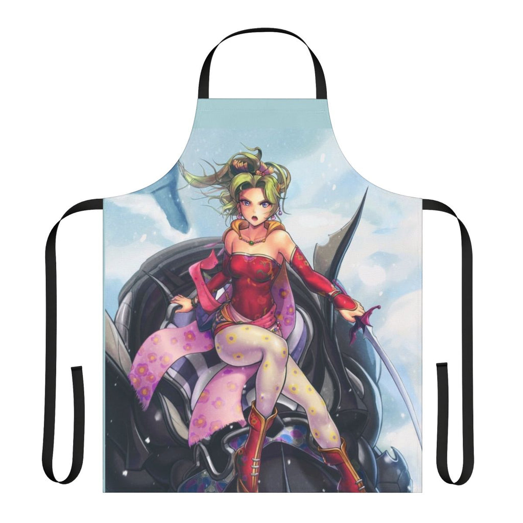 Stylized apron featuring the character Terra Branford from the Final Fantasy series