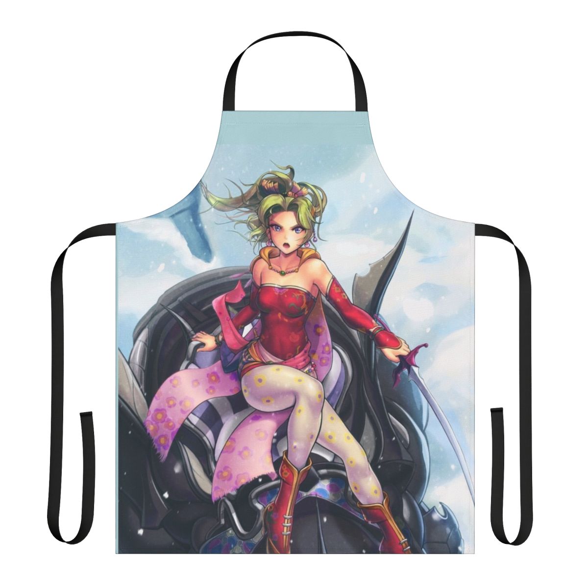 Stylized apron featuring the character Terra Branford from the Final Fantasy series