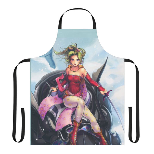 Stylized apron featuring the character Terra Branford from the Final Fantasy series
