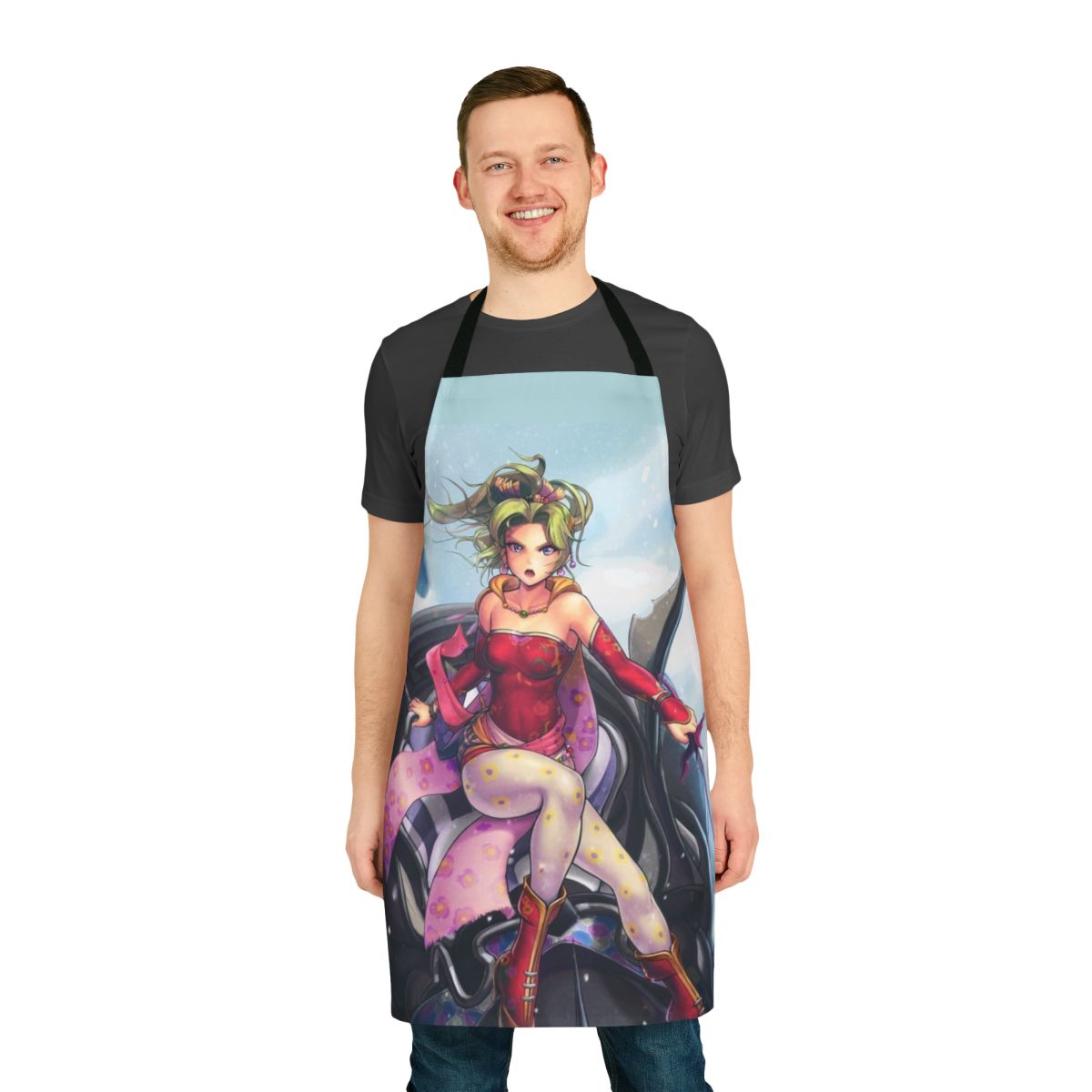 Stylized apron featuring the character Terra Branford from the Final Fantasy series