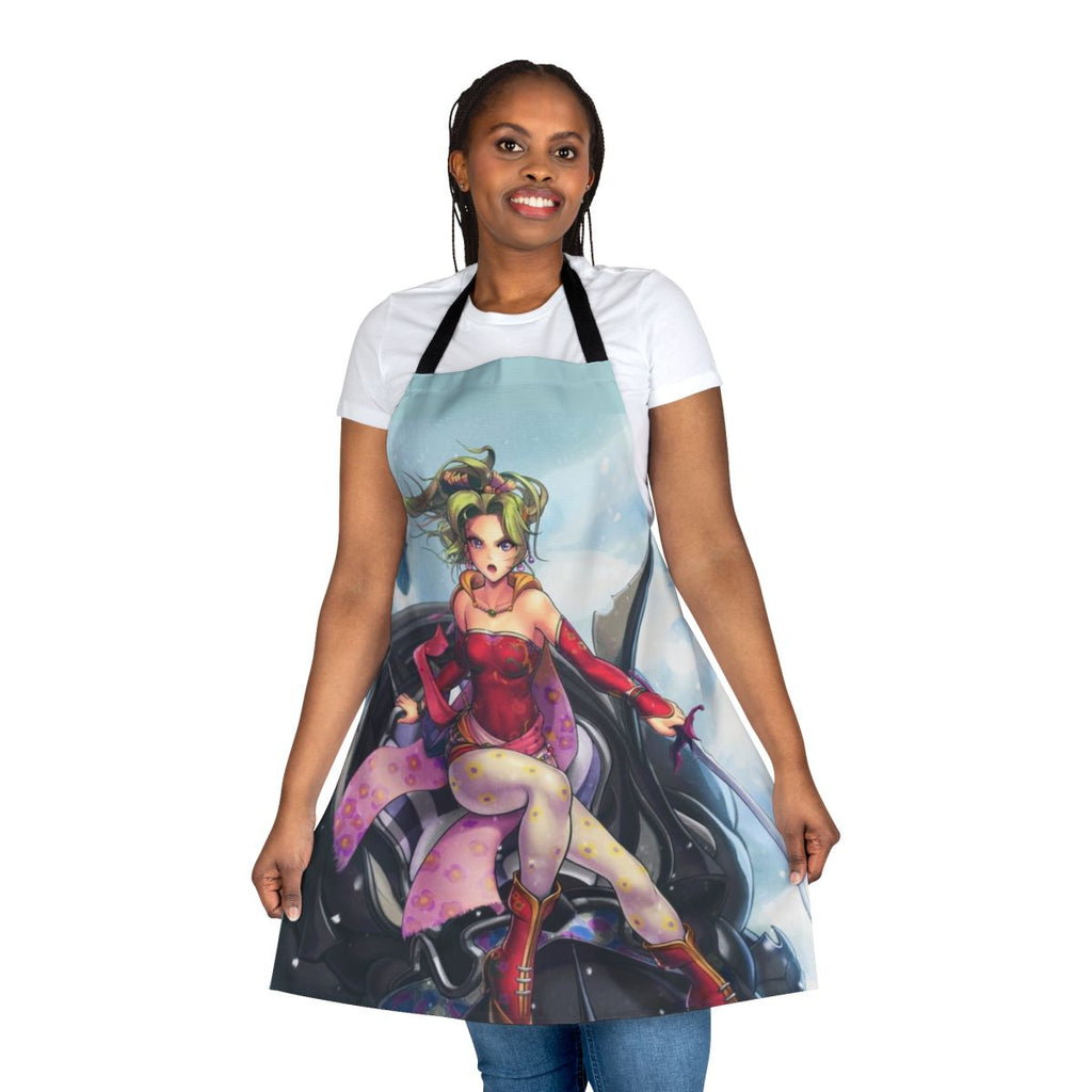 Stylized apron featuring the character Terra Branford from the Final Fantasy series