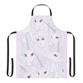 Whimsical apron featuring the unicorn Amalthea from the classic fantasy film "The Last Unicorn"