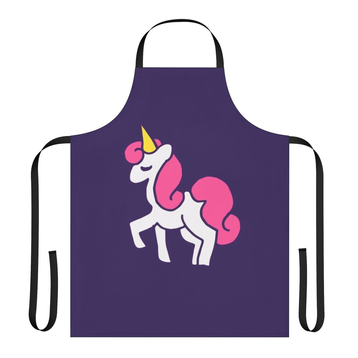 Beautiful unicorn-themed apron with pink and white design