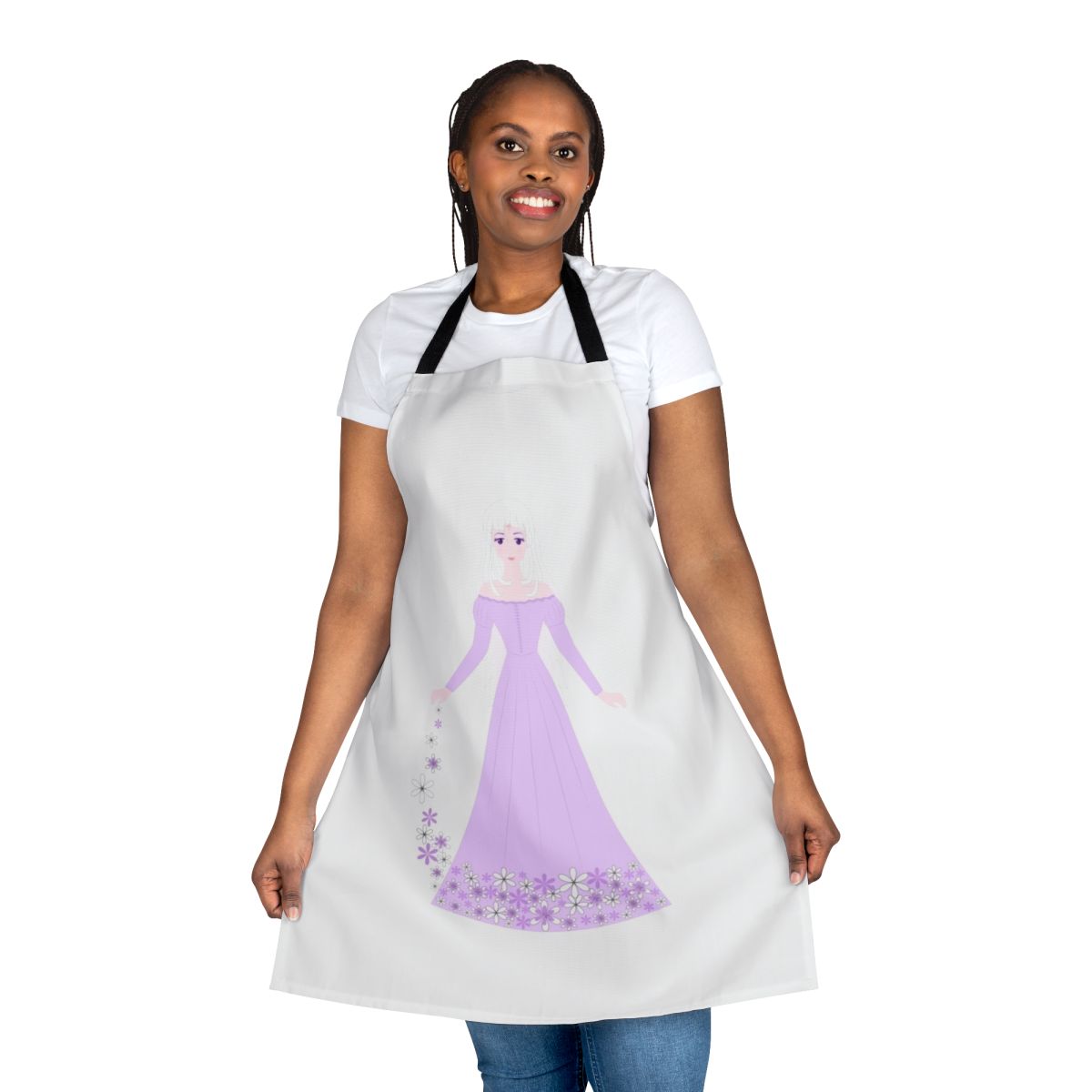 Whimsical apron featuring a magical unicorn from the beloved fantasy tale "The Last Unicorn"