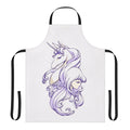 Whimsical apron featuring a unicorn from the classic fantasy tale "The Last Unicorn"
