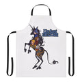 Whimsical apron featuring a silhouette of a unicorn in a magical, fantasy-inspired design