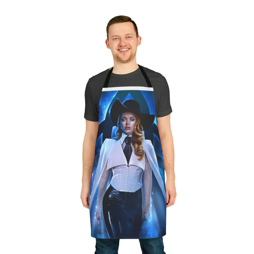 A beautiful white angel-inspired apron perfect for cosplay, witch-themed events, and more.