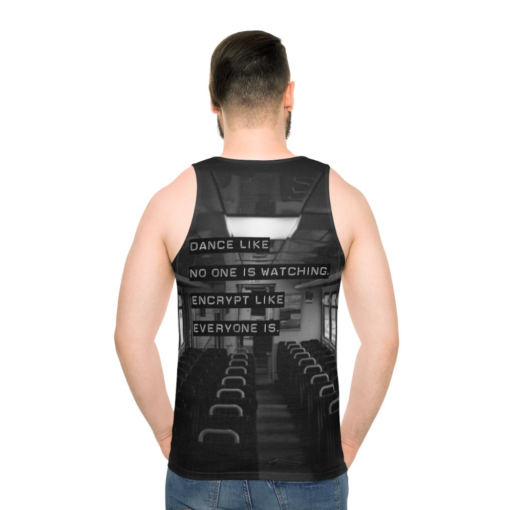 Encrypted Like Everyone Is Watching Unisex Tank Top