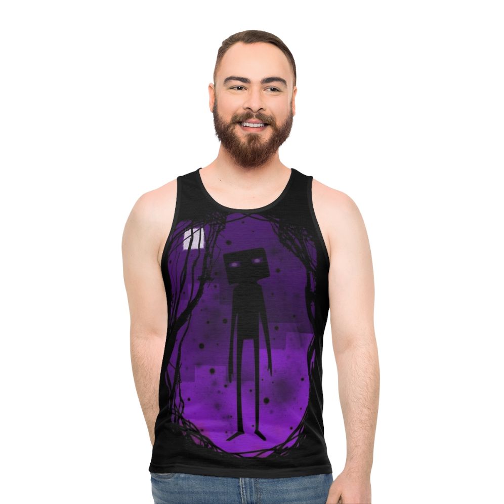 Enderman Minimalist Unisex Minecraft Tank Top
