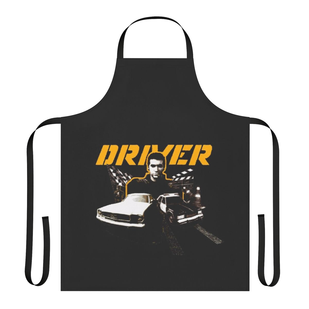 Enhanced Driver Game Menu Apron with classic PlayStation branding