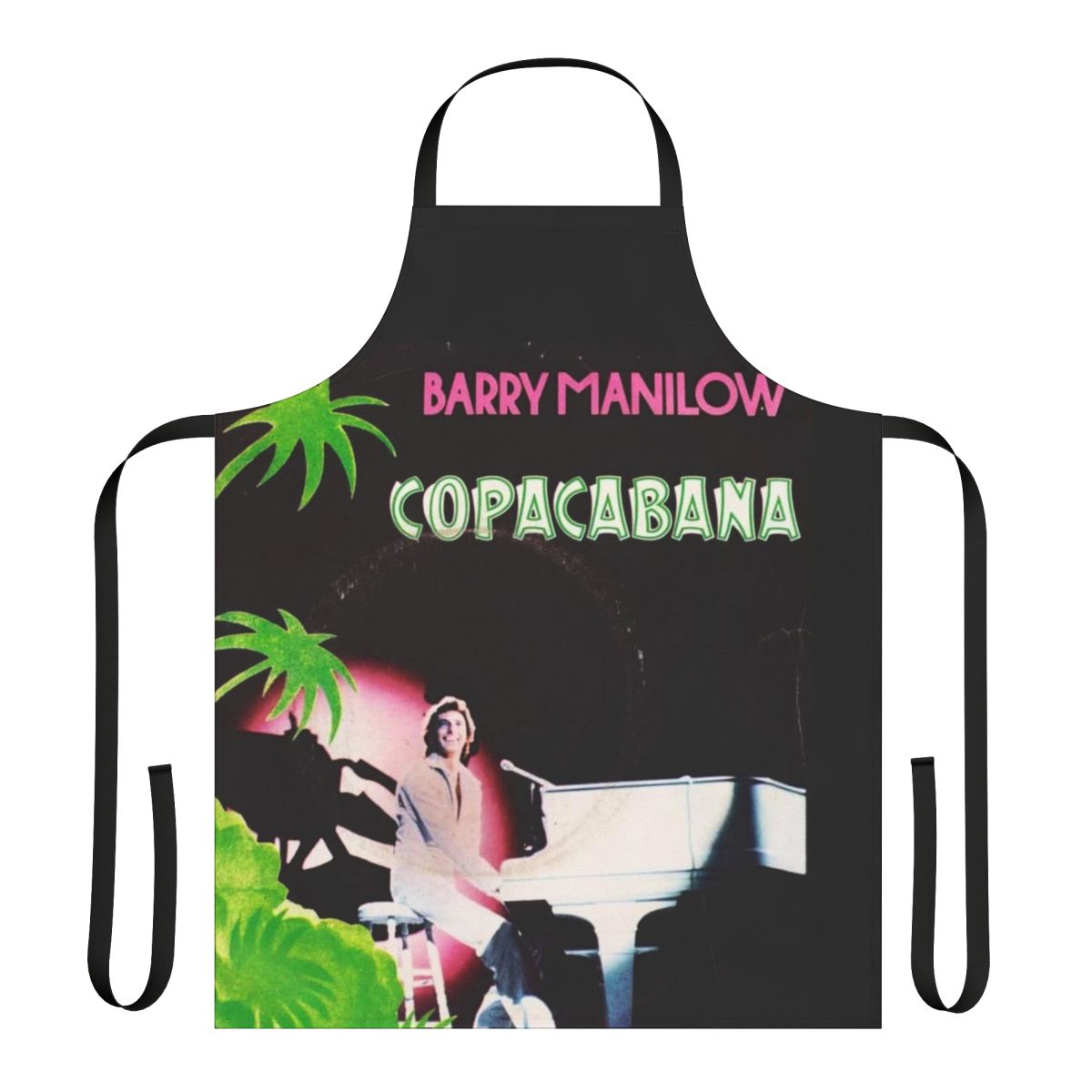 Barry Manilow concert apron featuring his hit songs