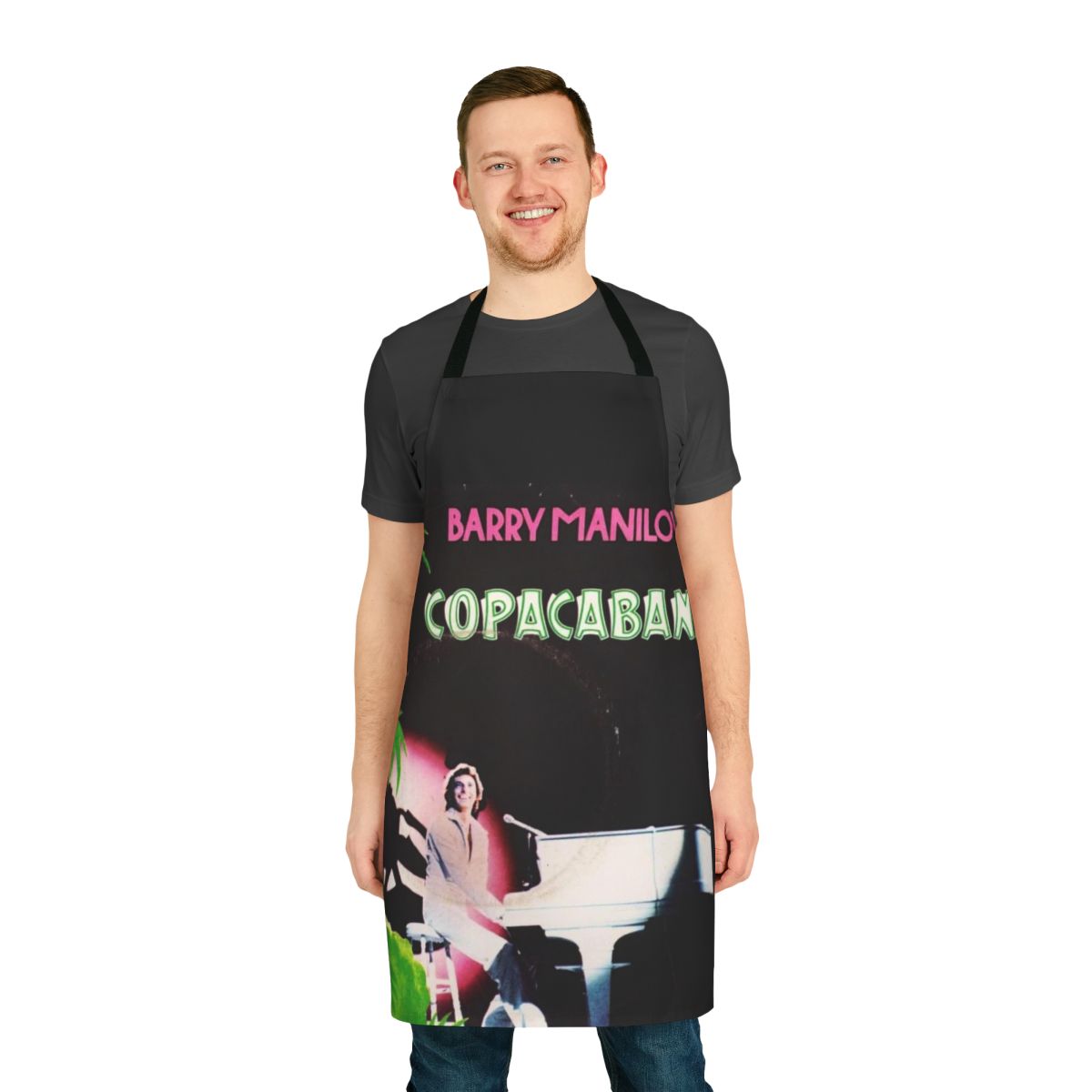 Barry Manilow concert apron featuring his hit songs