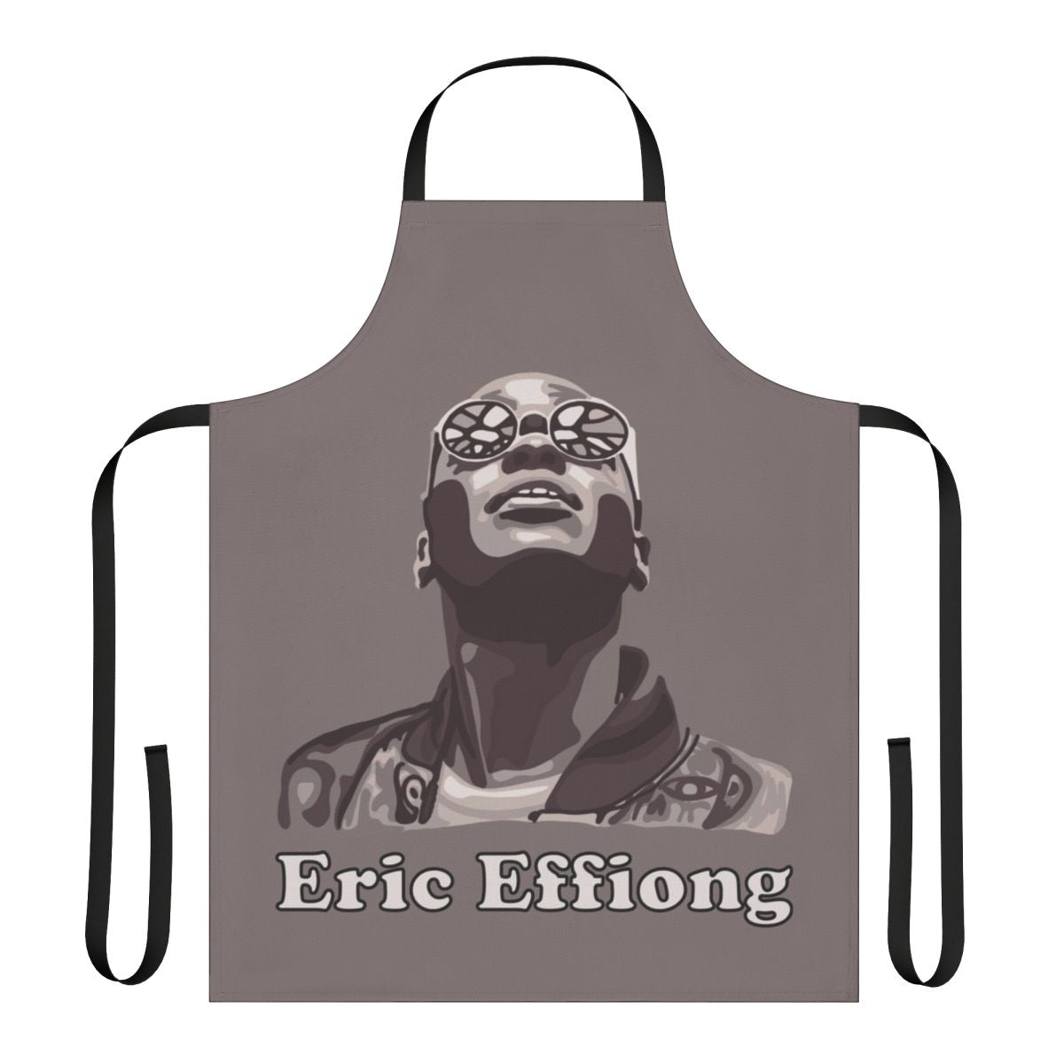 Sex Education inspired apron featuring character Eric Effiong