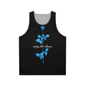 Enjoy The Silence Blue Unisex Tank Top
