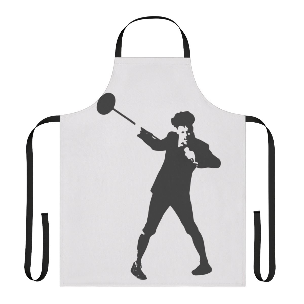 Stylish apron featuring the 'Spring Awakening' musical logo and characters