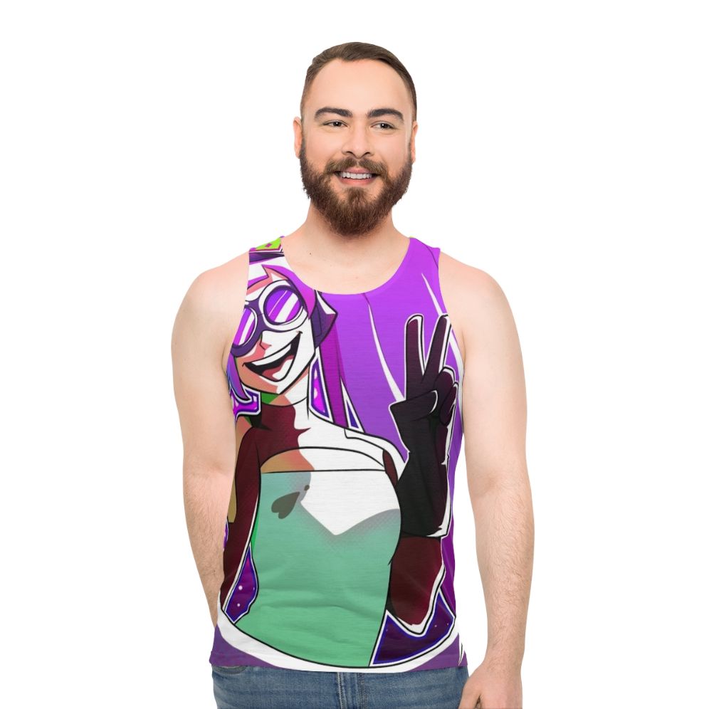 Entrapta anime inspired unisex tank top